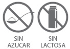 Iconos Sin azucar y Sin lactosa Iconos para nutricosméticos sin azucar y sin lactosa